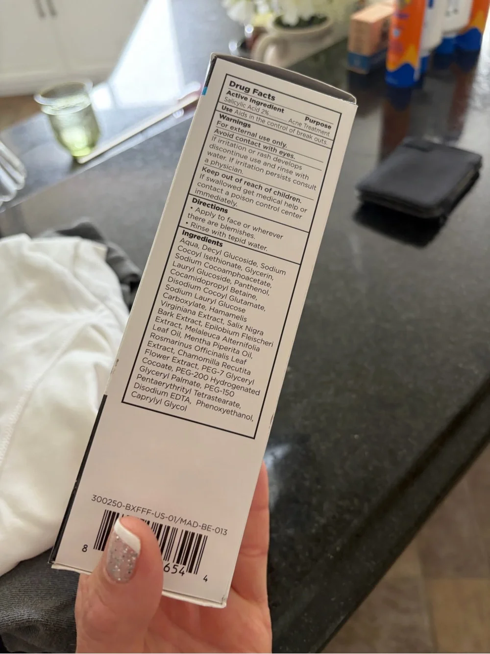 M.A.D Skincare Salicylic Cleansing Gel – White & Black